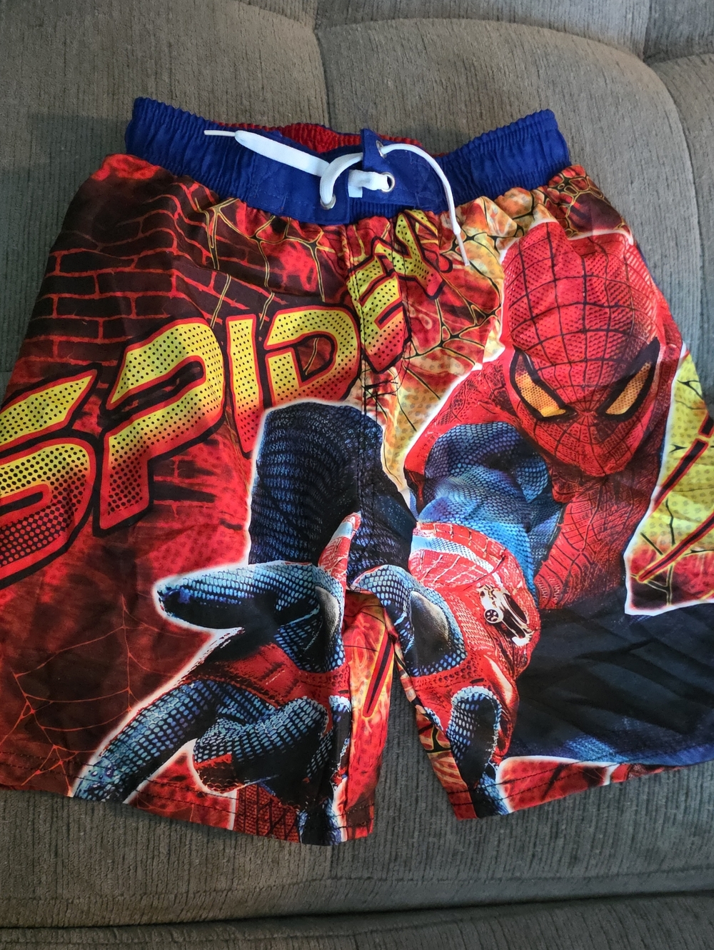 Marvel Spider-Man Red and Blue Swim Shorts